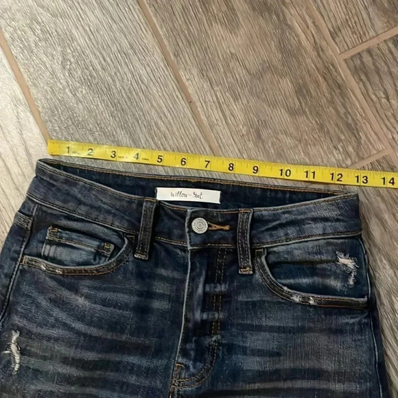 Willow & Root The Mom jean Medium wash Women’s size 25 Style WR150A Distressed - Picture 6 of 13